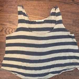 Alternative Apparel large stripes crop